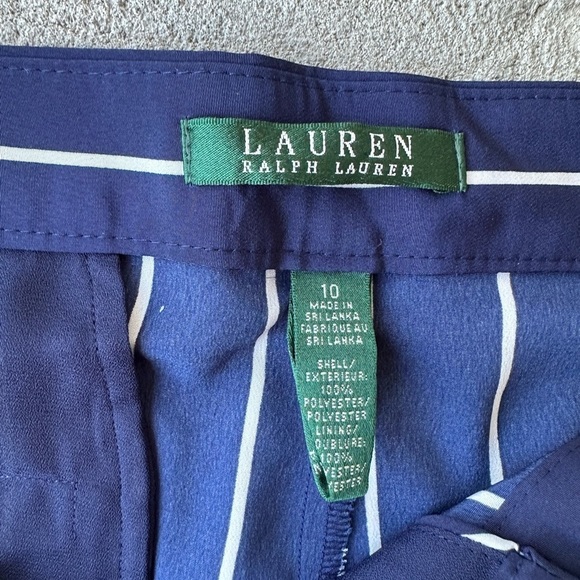 Ralph Lauren Wide Leg Stripped Pants - Picture 8 of 9
